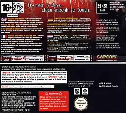 Image n° 2 - boxback : Resident Evil - Deadly Silence